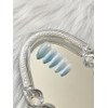 (3+1) Lina handmade nail tips - long ballerina / (3+1)