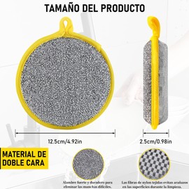 SHANDABULIU - Genérico Trapo de Limpieza, 10 Pcs Trapos de Limpieza de Alambre Multiusos, Esponja Lavavajillas de Doble Capa, Fácil de Espumar y Limpiar