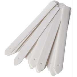 Tildenet 100mm/ 4-inch Plastic Plant Labels - White