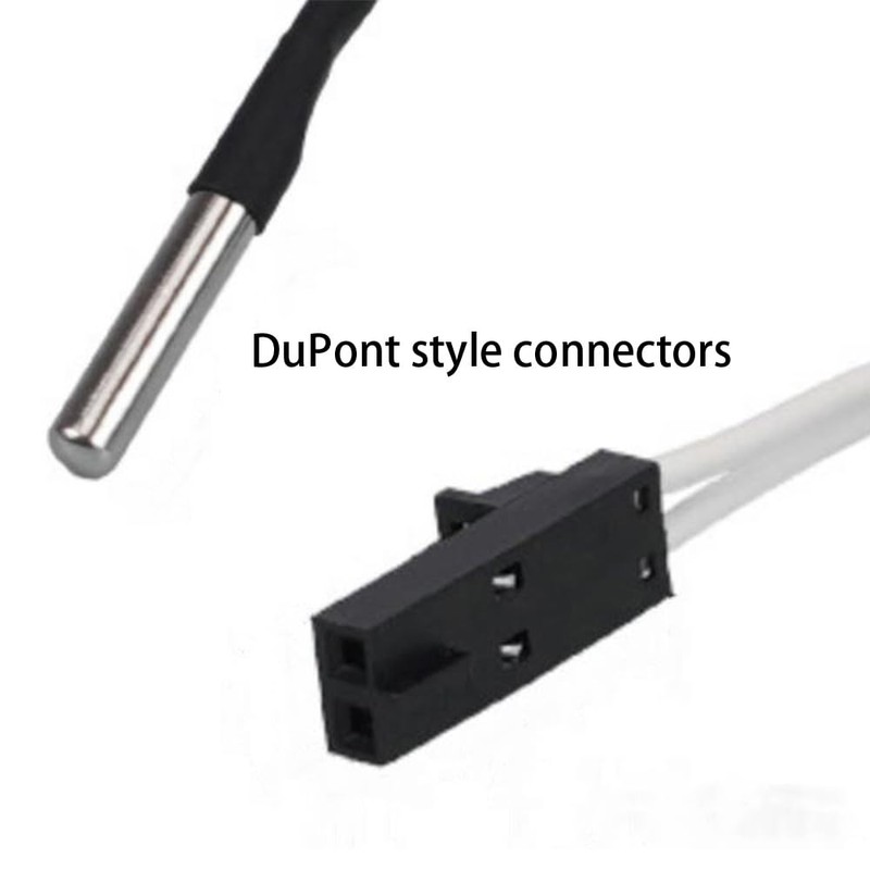 2Pcs Prusa MK3s+ Thermistor, 3D Printer NTC 100K 3950 Prusa