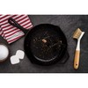 HIC Kitchen Dish Scrubbing Brush, Bamboo with Non-Scratch Bristles, Set