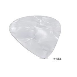 Púas de bajo, púas de Guitarra Coloridas Retro Ligeras portátiles para Ukelele para Principiantes para Guitarra eléctrica para Banjo(0,46 mm, Caja Negra)