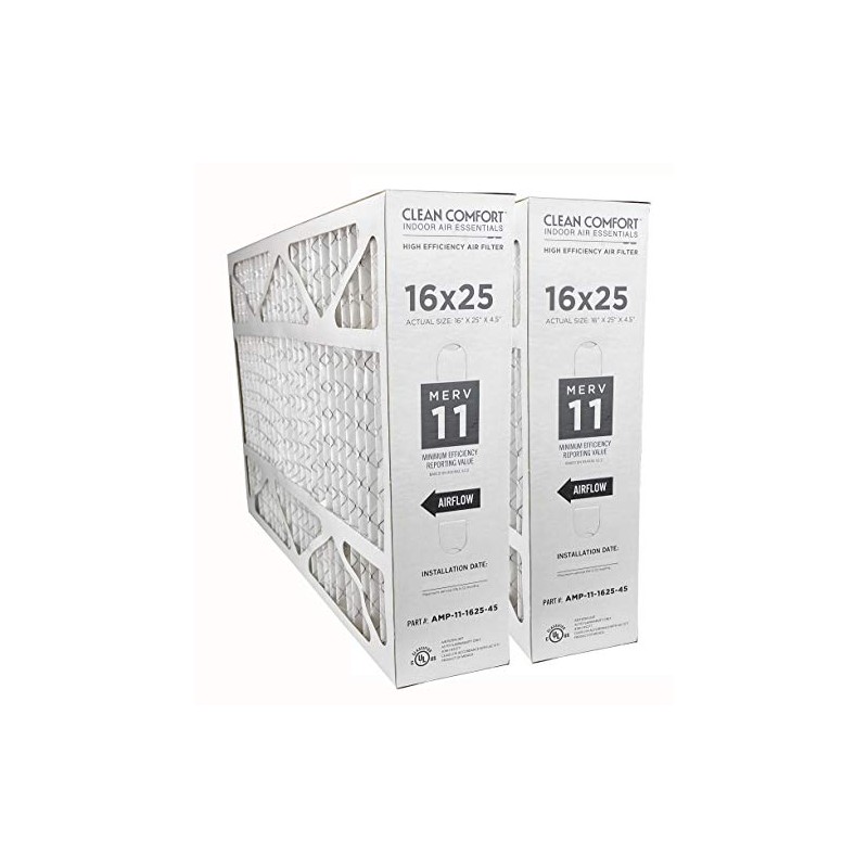 Clean Comfort AMP-11-1625-45 (2-Pack) - 16" x 25" x 4.5"