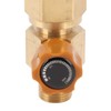 CO2 Tank Refill Valve Brass Anti Corrosion M18 X 1.5