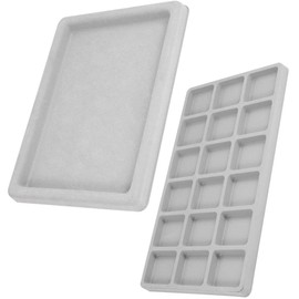 TEHAUX Bead Board Trays for Jewelry Making 2pcs Bead Design Trays Measurement Board