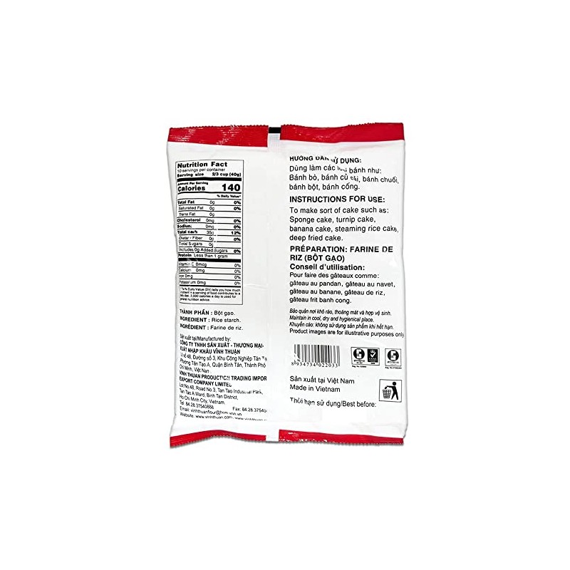 Vinh Thuan — Rice Starch — Gluten Free — Bot