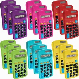 Pocket Calculator (Multicolor, 20 pcs)