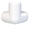 FORMUFIT 1-1/4" 3-Way Elbow Furniture Grade PVC Fitting in White,
