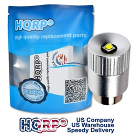 HQRP Ultra Bright 300Lm High Power 3W LED Conversion Upgrade Bulb Compatible with Mag-Lite 2 3 D C Cell Flashlight Torch LMSA201 Mag-num Star Xenon Lamp