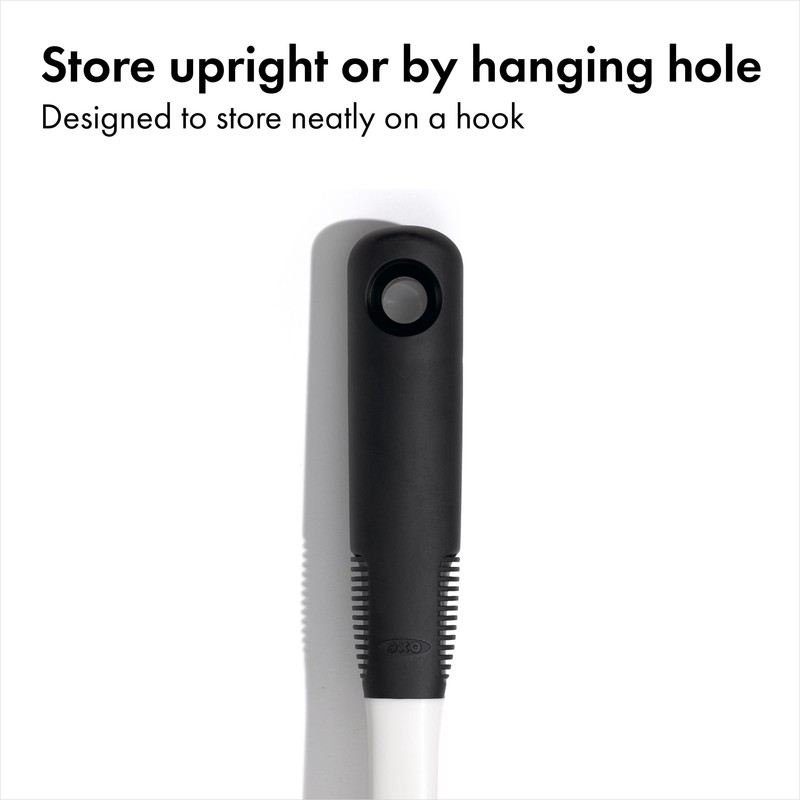 OXO Good Grips Dish Brush, Nylon Bristles with Built-in Scraper,