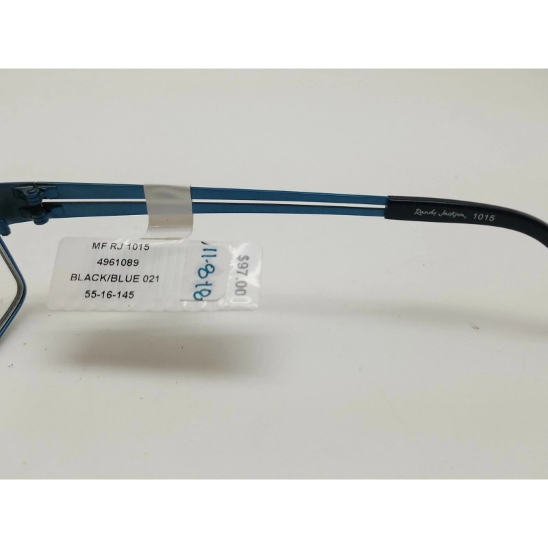 Randy Jackson 1 Unit NEW Randy Jackson 1015 Black/Blue Eyeglasses