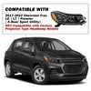 SOCKIR Headlight Assembly Fit for 2017-2022 Chevy TRAX w/o LED