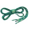 WEGOODZF Flat Shoe Laces Christmas: Green Snowflakes Print Shoelaces 55
