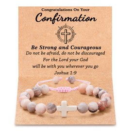 Tarsus Confirmation Gifts for Teen Girls, Confirmation Decorations Cross Bracelet Religious Christian Confirmation Gifts for Girls Teenage Girl Catholic