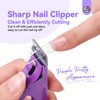 SAVILAND Acrylic Nail Clippers with Magnets: Accurate Trimming Nail Clipper