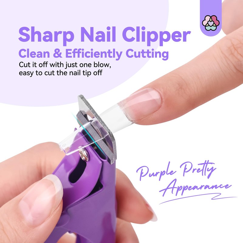 SAVILAND Acrylic Nail Clippers with Magnets: Accurate Trimming Nail Clipper
