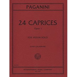 Paganini, Niccolo- 24 Caprices for Violin - by Ivan Galamian - Published by International