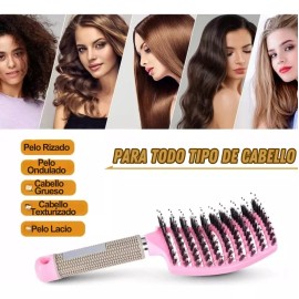 Universo en Linea Cepillo Doble Peine Para Desenredar Cabello Masaje Capilar