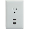 RCA WP2UWR USB Wall Plate