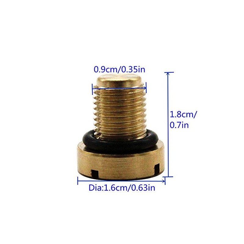 EVER STORE 17111712788 Coolant Bleeder Screw Compatible for E46 E92