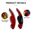 2pcs Car Carbon Fibre Steering Wheel Shift Paddle Extension Shift
