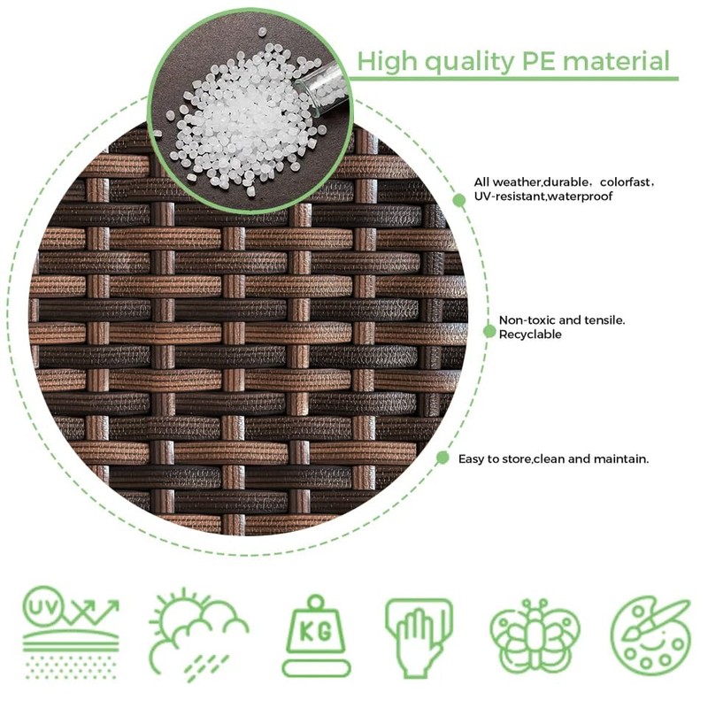 Laphivieh 120 Ft Wicker Repair Kit, Plastic Wicker Repair Supplies,