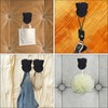 Tinoaly 15pcs Cubicle Clips, Plastic Cubicle Clips for Fabric Walls