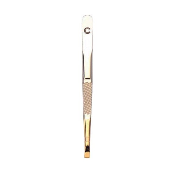 BASICARE FLAT TIP TWEEZERS 1004