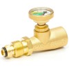 Unbranded GasStop - Propane Gas Bottle Gauge with Emergency Shut-Off