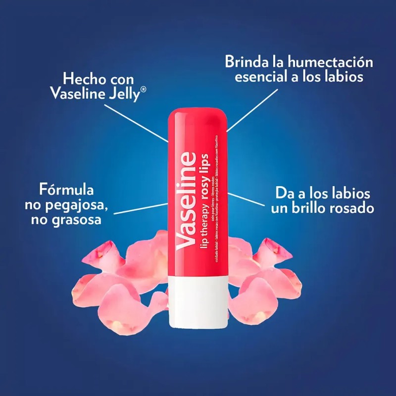 Vaselina Balsamo Para Labios Lip Therapy Rosy Lips