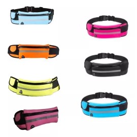 Universo en Linea Kit Bolsa Deportiva De Banda-cangurera Deportiva P/audifonos Diseño De La Tela Liso