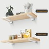 White Floating Shelf Brackets 10 inch, Heavy Duty Wall Shelf