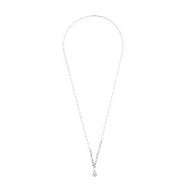 DEMDACO Wrapped in Prayer Silver Tone Beaded Love Remembrance 35 inch Brass Metal Chain Pendant Necklace