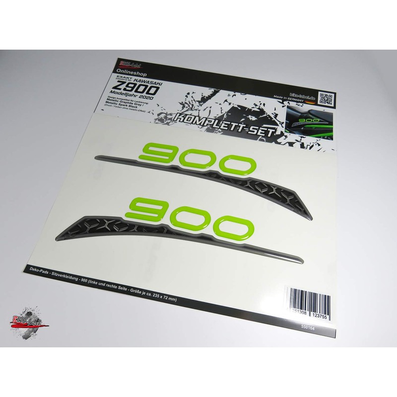 BIKE-label Decorative Sticker Green Seat Trim Compatible with Kawasaki Z900-550164VA