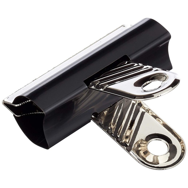 5 Star Office Grip Clips Metal Width 60mm Black [Pack