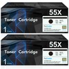 55X Toner Cartridge 2-Pack with Chip | Replacement for HP