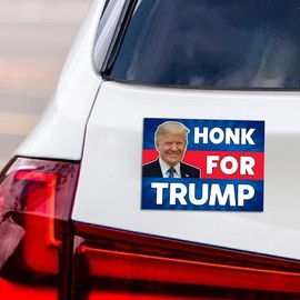Voila Print Honk for Trump Magnet, Take America Back, Trump for President 2024 Car Magnet, Trump Magnet, Trump 2024 Vehicle Magnet, VP6171-6"" x 4.5""