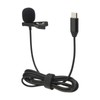 Wireless Lavalier Microphone ‑34dB Metal Lapel Mic for Insta360 ONE