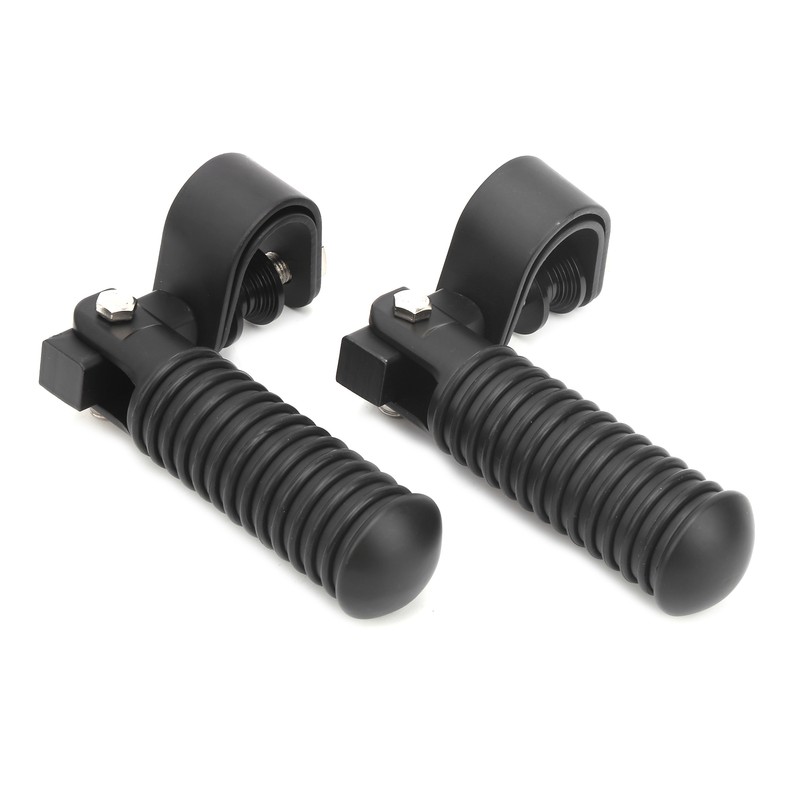 Pair of Motorcycle Foot Pegs Clamp Footrest Mount for 1in