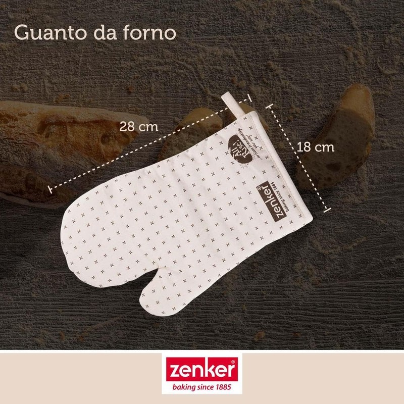 Zenker 7320 Oven Glove Cotton Beige