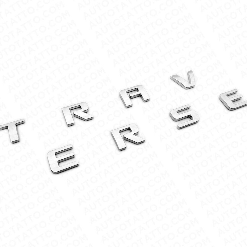 1Pc Traverse Front Door Left or Right 3D Badge Nameplate