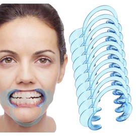 C-Shape Mouth Opener, Dental C-Shape Mouth Opener, Mouth Opener Challenge, Cheek Holder, Mouth Angle Holder, for Oral Examination, Treatment, Teeth Whitening