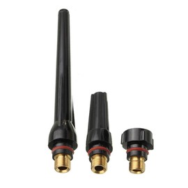 Tig Torch Back Cap, 3 PCS Welding Torch Rear Replacements 57Y02 (Long) 57Y03 (Middle) 57Y04 (Short) for WP-17, WP-18 and WP-26