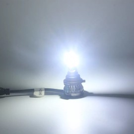 AUIMSOCO Combo 9005+9006 LED Headlight Low Beam Bulbs Hi-Lo Beam Kits 6000K White 4 Pcs