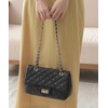 ALTROSE 332393 Quilted Chain Bag, Shoulder Bag, 2-Way Cute, Retro