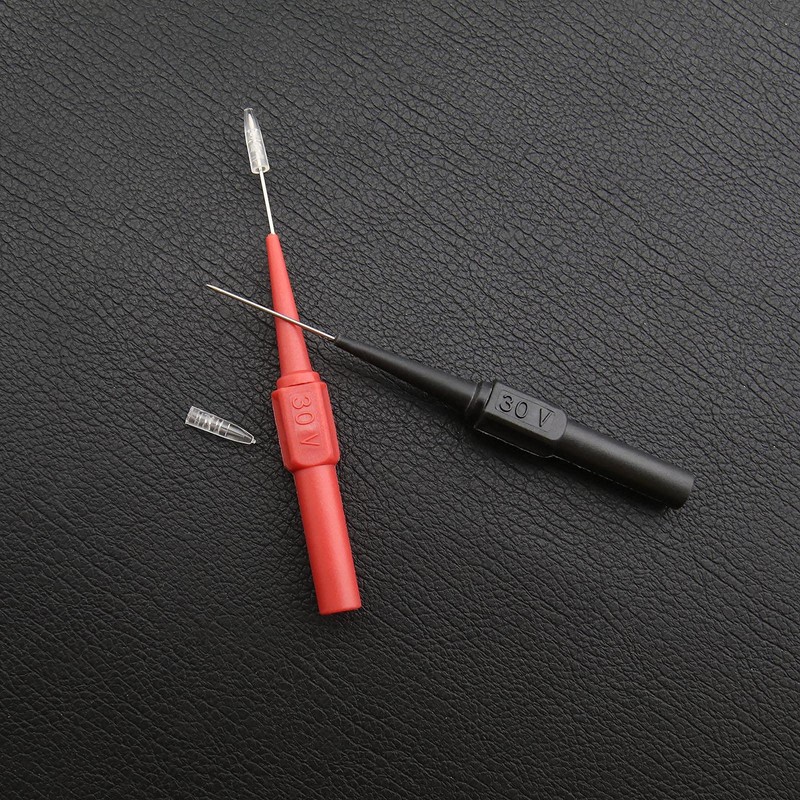 YINETTECH 10pcs Multimeter Test Probes Testing Lead Extention Sharp Needle