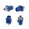 POBADY 10PCS Fakra C Male Crimp Connectors Fakra C Male