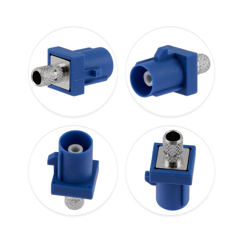 POBADY 10PCS Fakra C Male Crimp Connectors Fakra C Male
