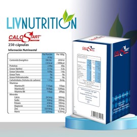 Calostart 250 Cápsulas - Hasta 4.9 g de Calostro Bovino Completo por Dosis Diaria - 20% de Inmunoglobulina | Suplemento de Calostro Bovino 100% Natural | Libre de Conservantes, Gluten y Azúcar