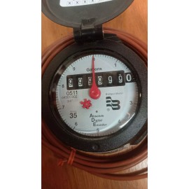 Badger Model 35 HR-E Water Meter in Gallons, 3/4x3/4 M35 HR/E Reader